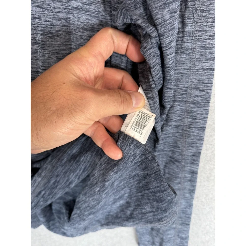 Free Country Shirt Mens Medium Gray Micro-Tech Long Sleeve Pullover Athletic Top